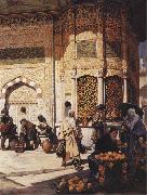 Street Scene in Istanbul Hippolyte Berteaux